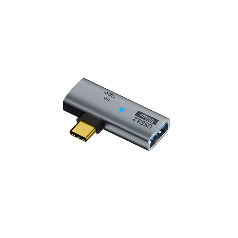 INF 2-i-1 Multifunktionell USB-C Adapter: Samtidig USB & 100W PD Laddning