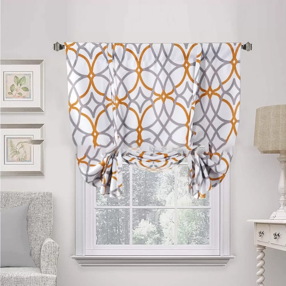 INF Dubbla Linjer Fjärilsknut Mörkläggningsgardiner - Värmeisolerade & Ljudreducerande