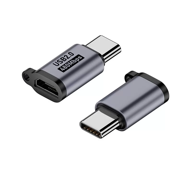 INF Micro USB Hona till Type-C Hane Adapter (3-Pack) - Snabb Laddning & Dataöverföring