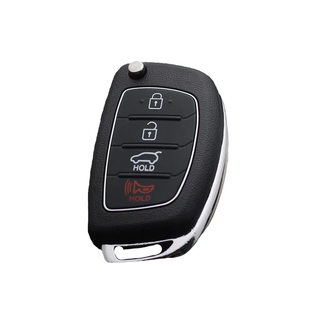 INF Bilnyckelskal - 4 Knappar Höger Spår - Kompatibelt med Hyundai och Kia