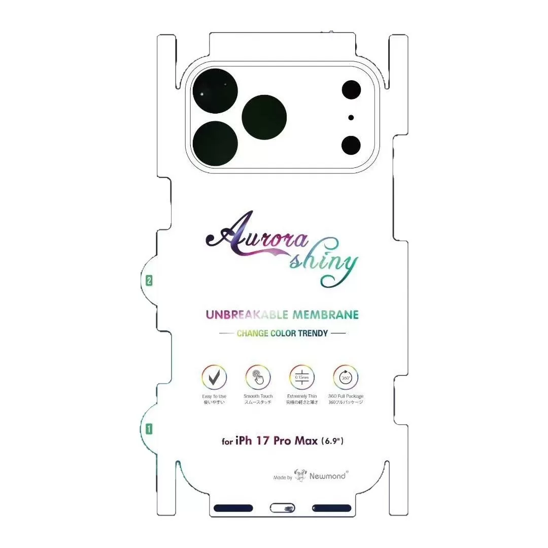 INF Matt Full Cover Baksidesskydd Mjuk Hydrogel Film kompatibelt med iPhone 17 Pro Max