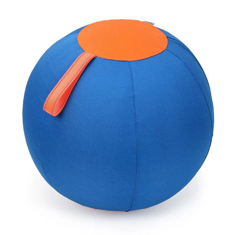 INF S Storlek Uppblåsbar Hundträningsboll - Blå & Orange, Interaktiv Leksak