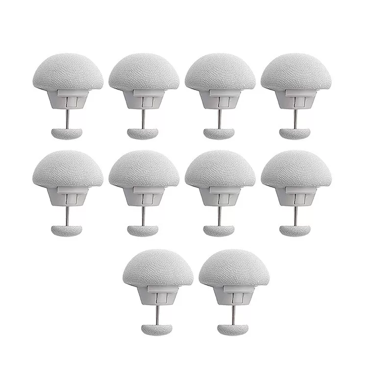 INF Svamp Påslakansklämmor - 10-pack, Halkfria Täcke Fästen, Återanvändbara Sängkläder Hållare