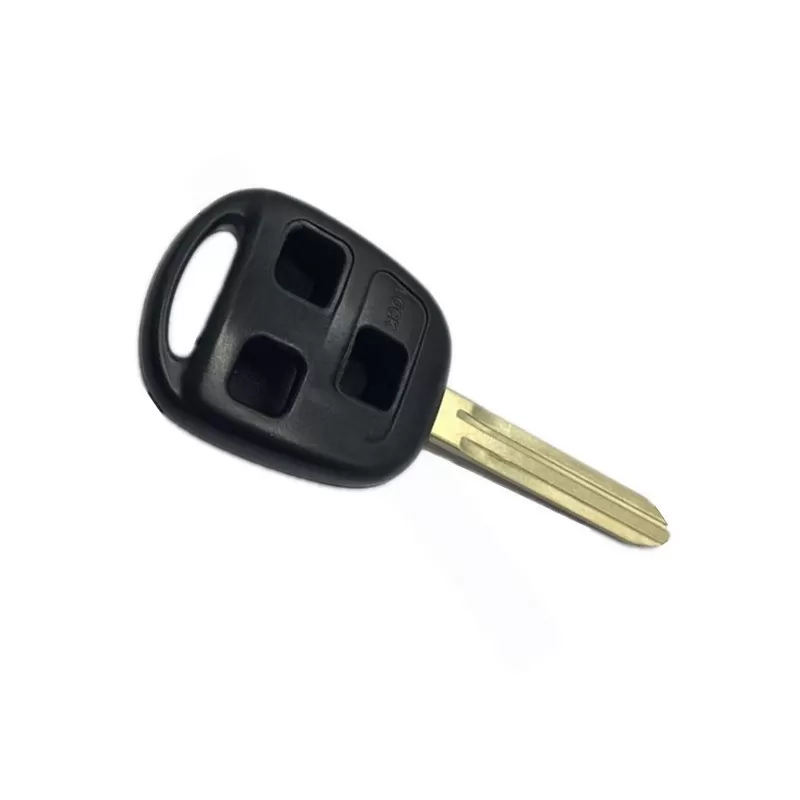 INF 3-knapps omarkerat ersättningsnyckelskal kompatibelt med Toyota nycklar med rak blad