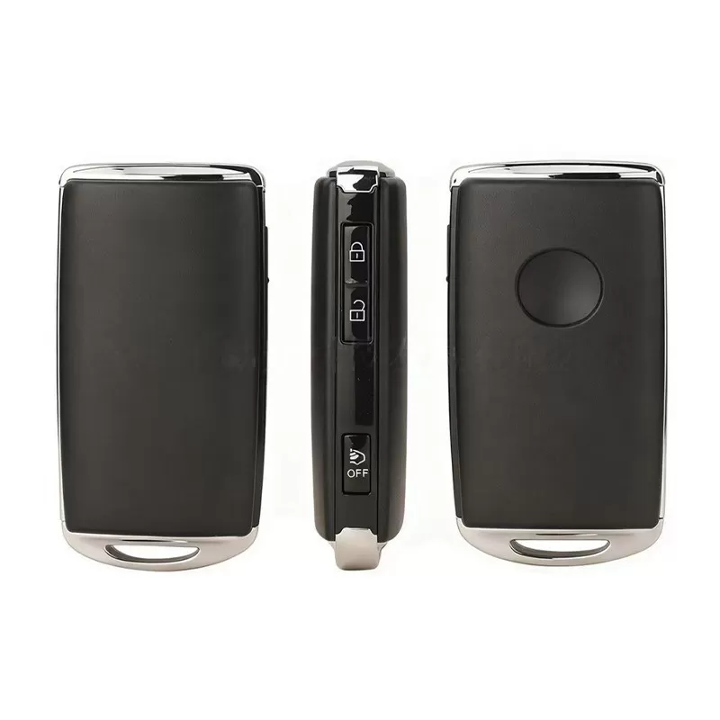 INF 2+1 Knapp Bilnyckel Ersättningsskal Kompatibelt med Mazda - Vänster Blad, Inget Spår