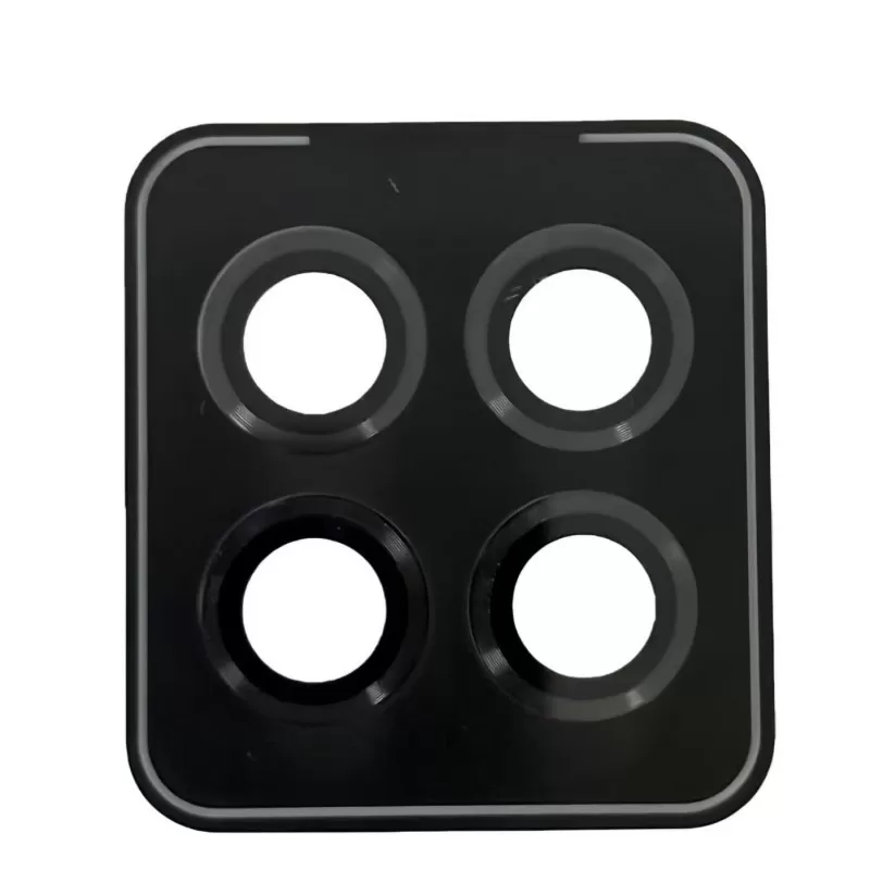 INF Xiaomi 17 Pro Max Kameralinsskydd - Härdat Glas & Strass, Svart