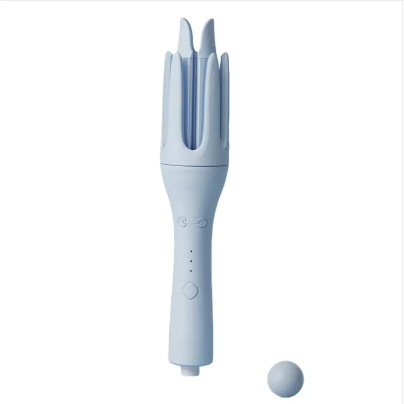 INF 32mm Automatisk Elektrisk Hårkrullare - Enkla Vågor med Justerbar Temperatur Blå