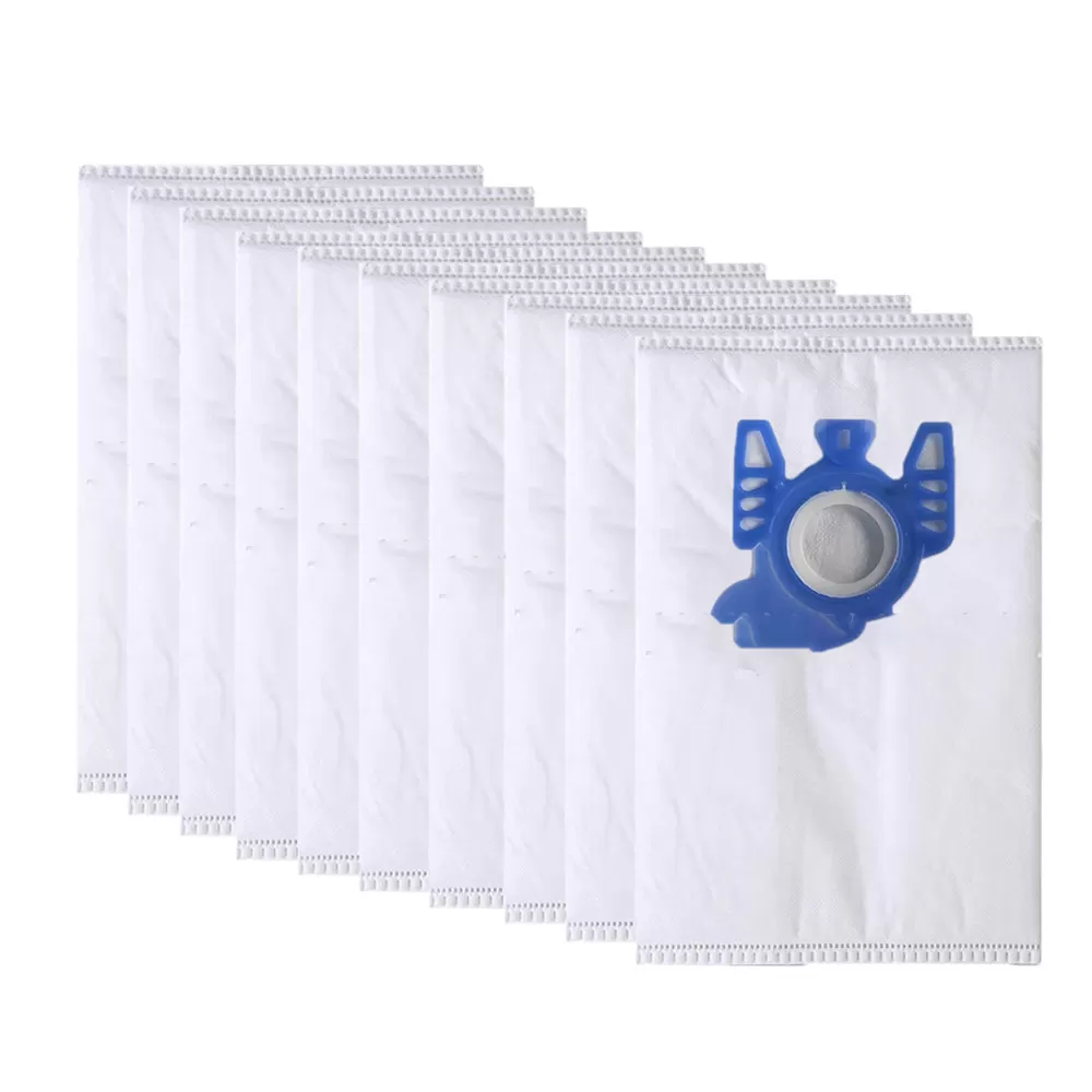 INF 10-pack GN dammsugarpåsar - Ersättningspåsar kompatibla med Miele dammsugare