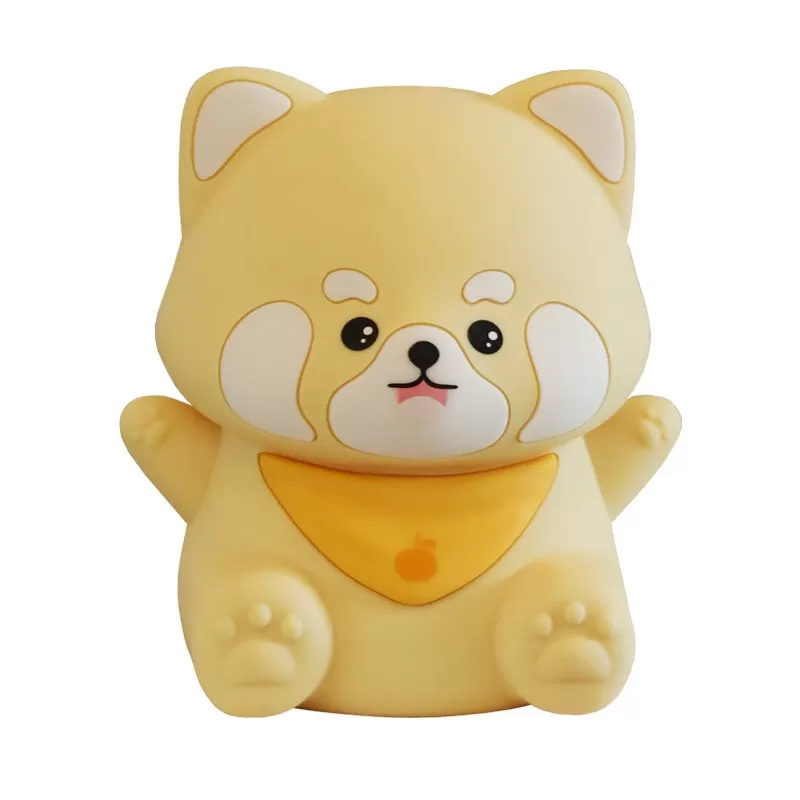 INF Söt Panda Nattlampa - Silikon USB Uppladdningsbar Sänglampa för Barn