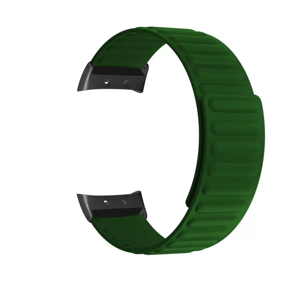 INF Magnetiskt silikonarmband kompatibelt med Garmin Forerunner 45/45S/Swim 2 - Flera färger Grön