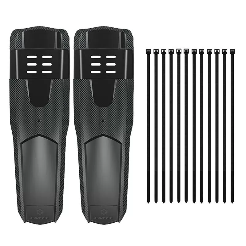 INF Stänkskydd för styv mountainbike: Universell hårdskalsfender med kolfibertextur