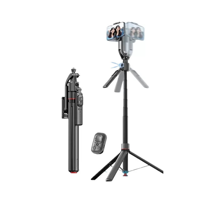 INF 1.73m AI Smart Tracking Selfie-stativ med Anti-Shake-handtag & 1/4-gränssnitt