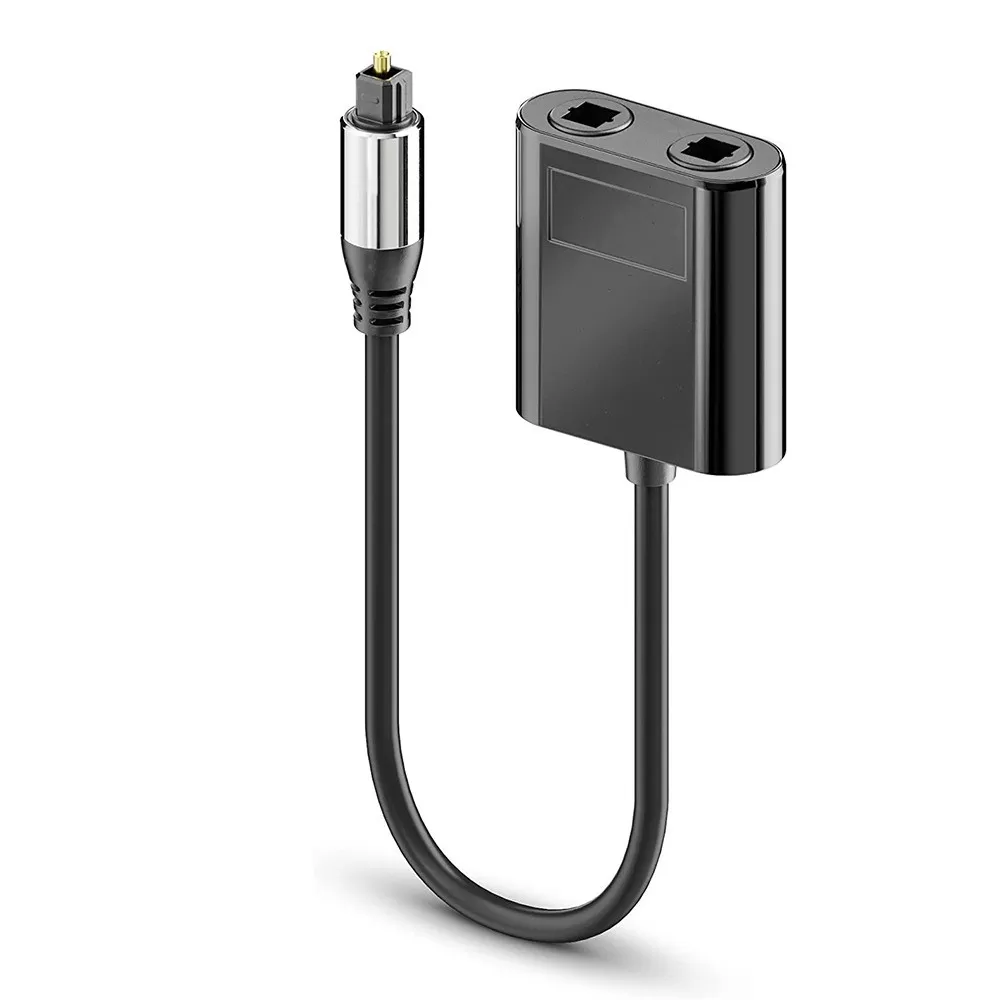 INF 0,25 m Optisk Ljudfiber Splitter - 1 in 2 Out Toslink SPDIF Adapter