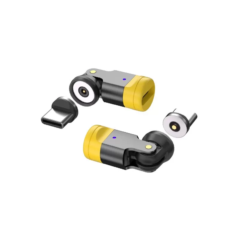 INF 1Pin 540° Roterande Type-C Magnetisk Laddningsadapter - Mini Anslutning, kompatibelt med Huawei, Samsung, APPLE, Garmin
