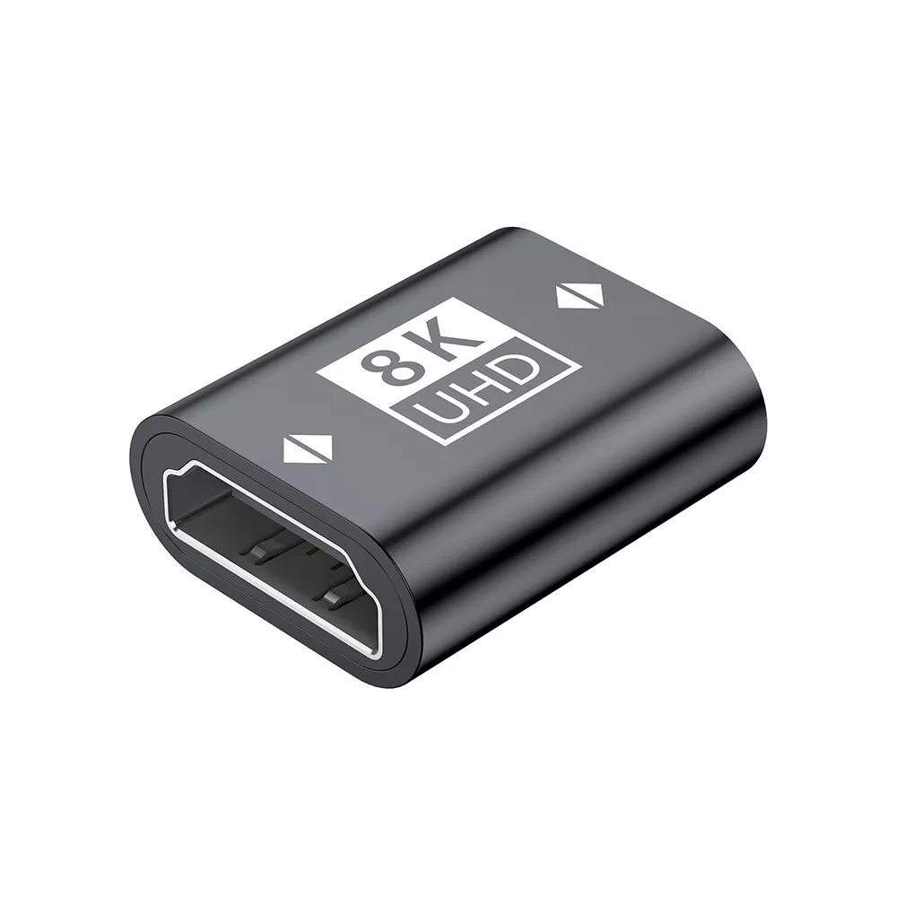 INF 8K HDMI 2.1 Hona till Hona Adapter - HDMI Förlängningskoppling Svart