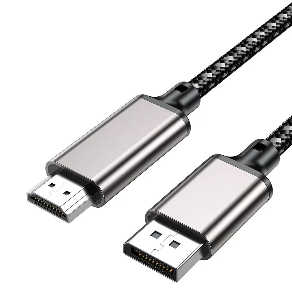 INF 4K 30Hz DP till HDMI Adapterkabel - Högupplöst Video- och Ljudöverföring 1 m
