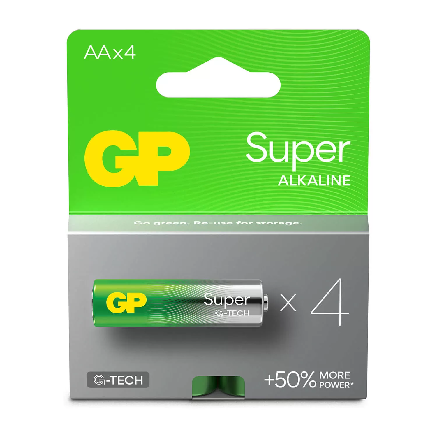 GP Batteri Super Alkaline AA LR6 4-Pack