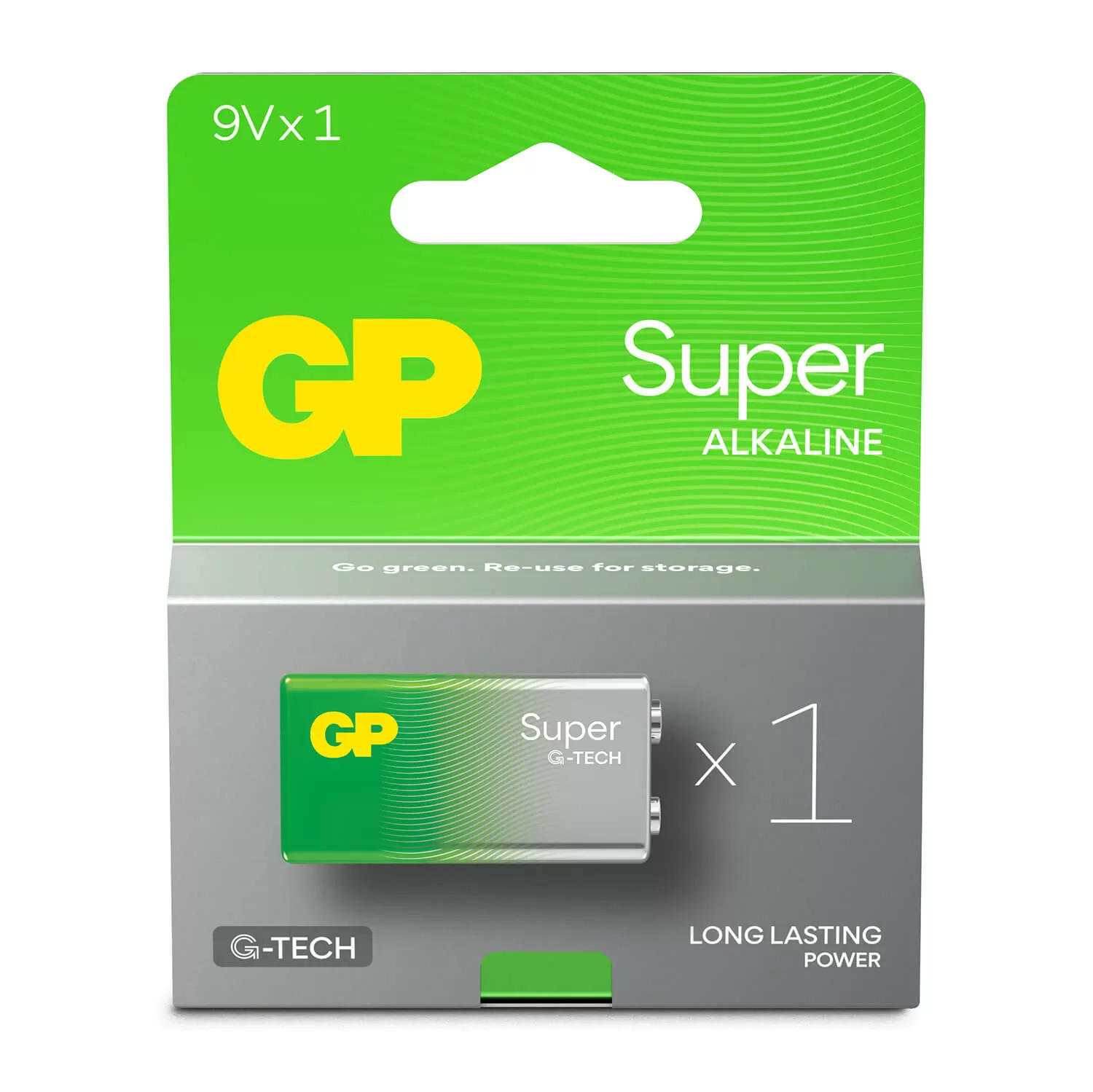 GP Batteri Super Alkaline 9V 1-Pack