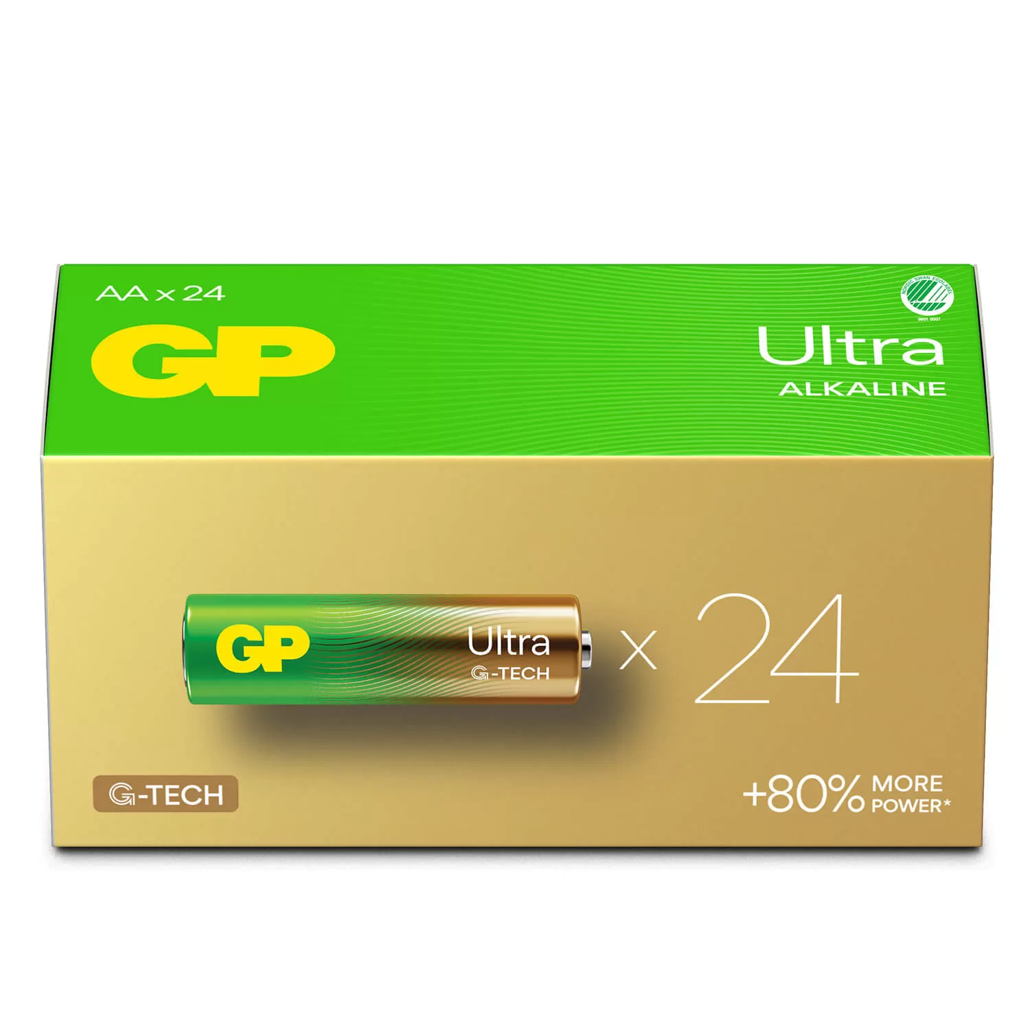 GP Batteri Ultra Alkaline AA LR6 24-Pack