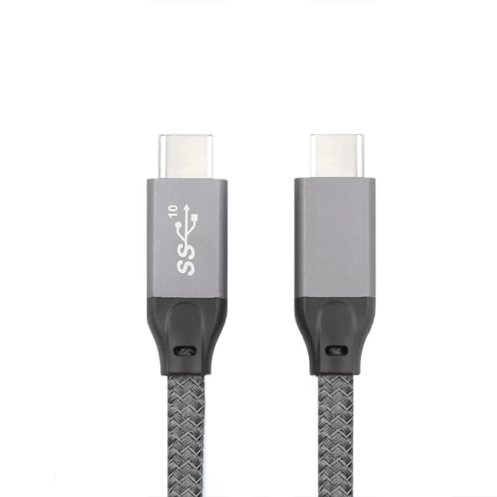 INF 100W USB-C till USB-C-kabel - 20Gbps Data & 4K Video - Kompatibelt med bärbara datorer, surfplattor och telefoner 1m