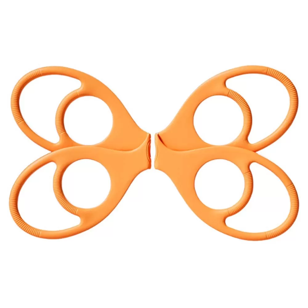 INF Orange Fotpedal Motståndsband - 2-pack, TPE Yogastretchband för Hemmaträning