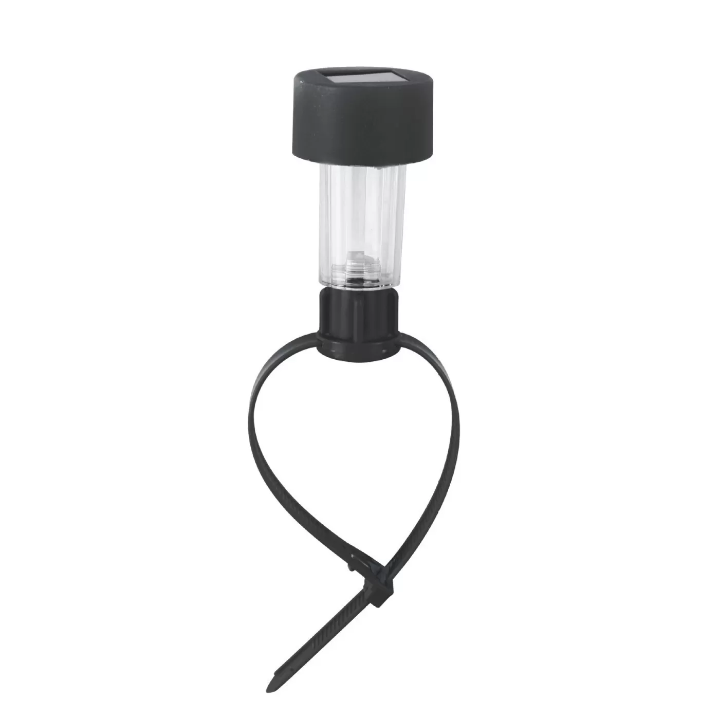 INF Solcellsdriven trädgårdslampa med buntband - Dekorativ uteplatsbelysning (6-pack) varm färg