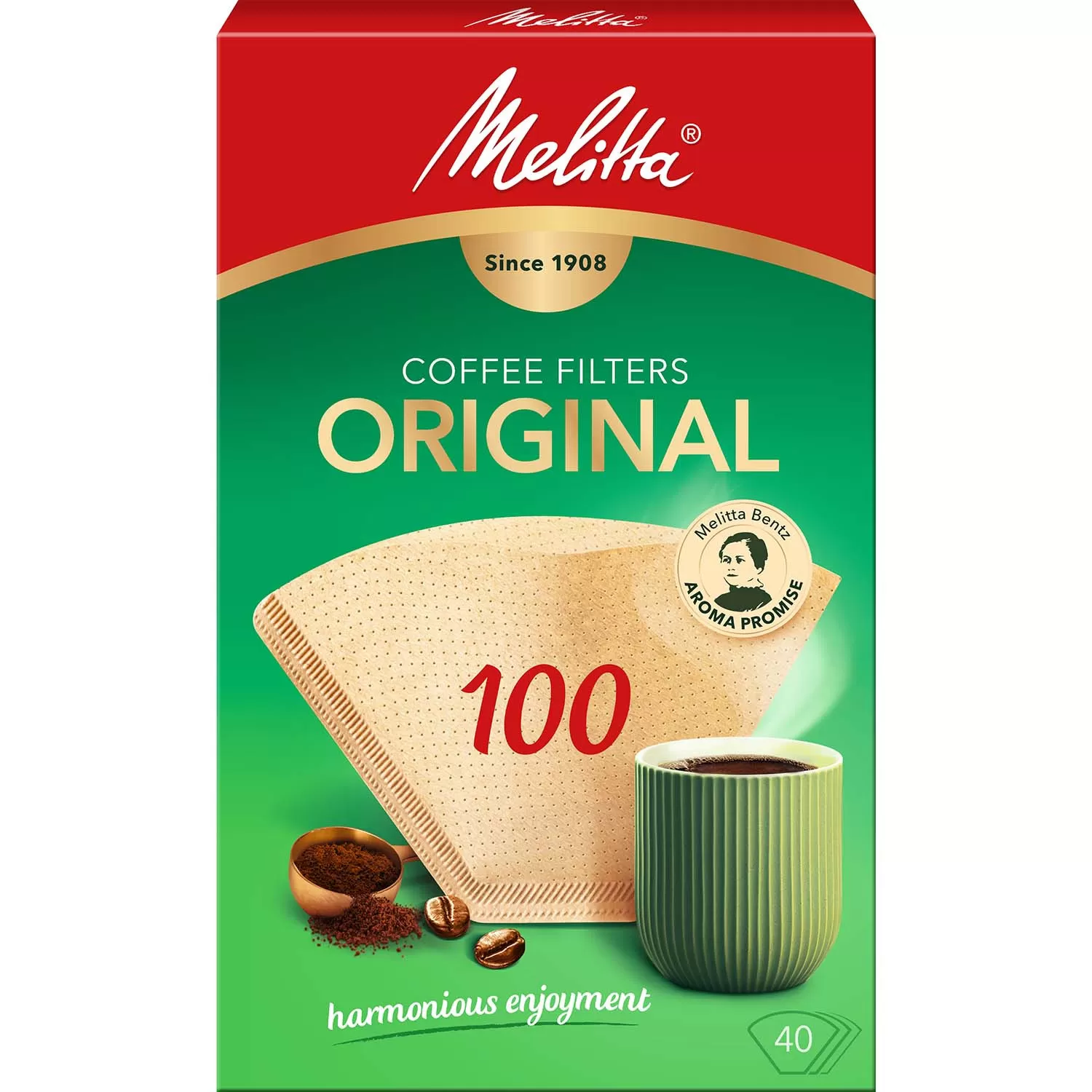 Melitta Kaffefilter 100 40pack 9st DFP