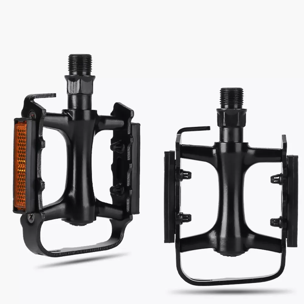 INF Aluminiumlegering Dubbla DU Lager Cykelpedaler - Svart (2-pack)