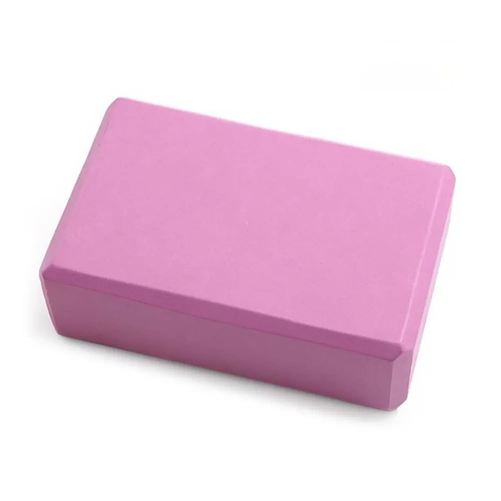 INF 2-pack TPE Yogablock: Högdensitet, halkfritt stöd för förbättrad träning Röd