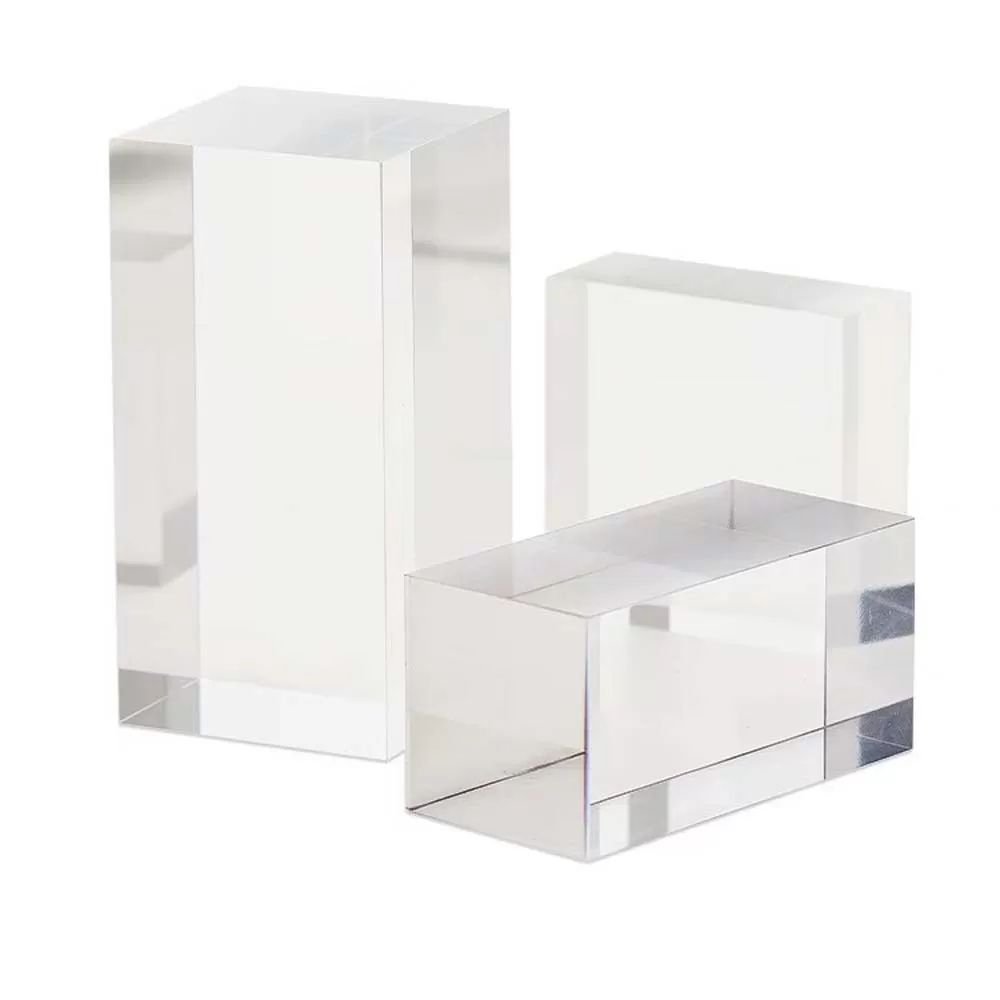 INF Klar Akryl Display Riser Set - Smycken, Samlarobjekt & Modell Showcase M