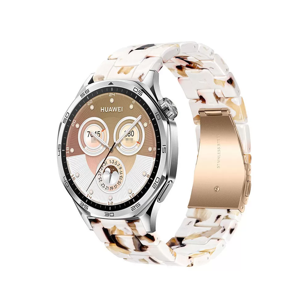 INF Harts Rostfritt Stål Klockarmband Kompatibelt med Huawei GT5 Pro - Stilfullt Ersättningsarmband Flerfärgad 22 mm