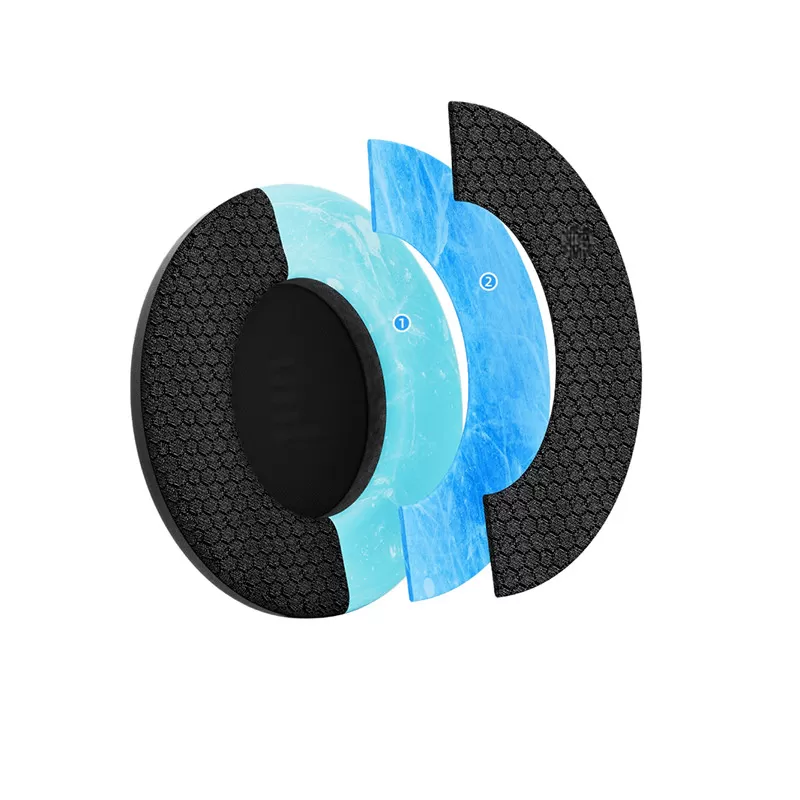 INF Ersättningsöronkuddar kompatibla med BOSE QC45/QC45ii/QC45SC/QC35/QC35ii Hörlurar - Svart (2 st)