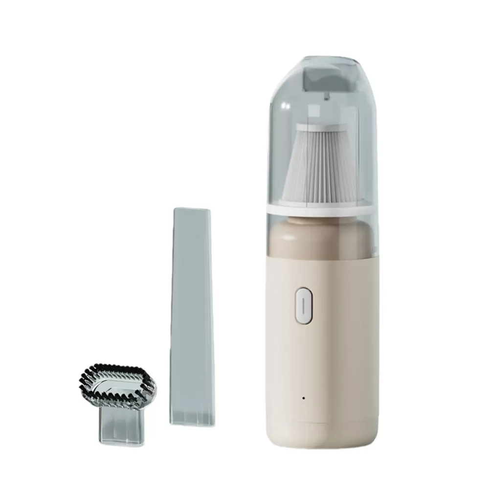 INF Mini Handhållen Dammsugare - Sladdlös, 2-Hastighets Sugkraft för Bil och Hemrengöring