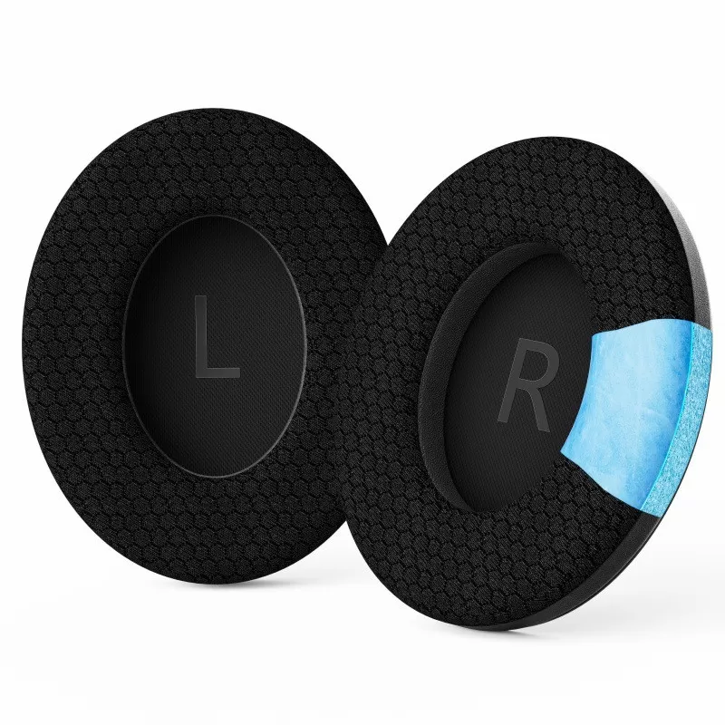 INF Ersättningsöronkuddar kompatibla med Bose 700/NC700 hörlurar - Fotbollsnät Gel Öronkuddar (2 st) Svart