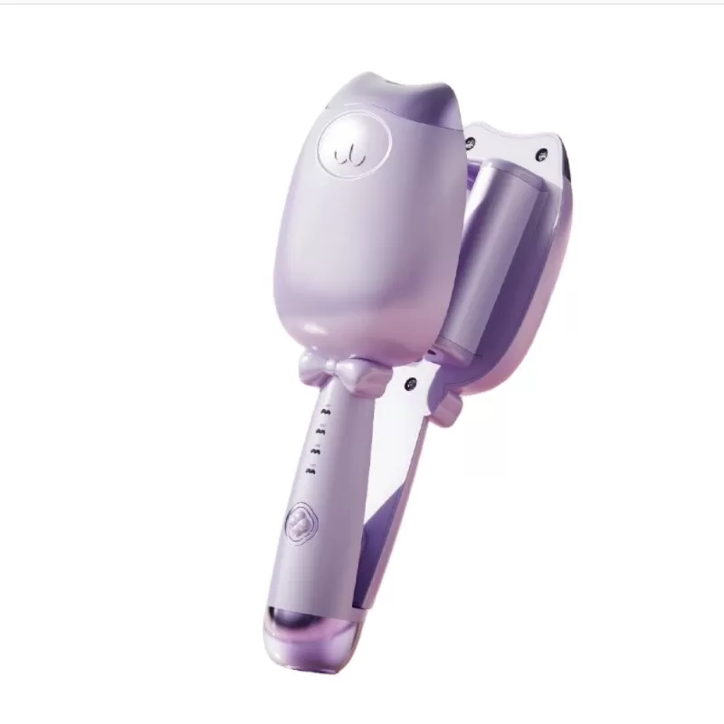 INF 32mm Kattklo Våg Hår Curler - Uppnå Enkla Strandvågor Lila