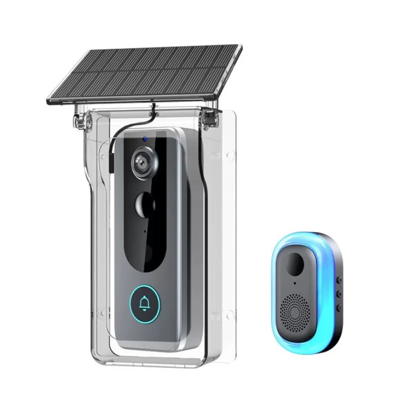 INF Trådlös Tvåvägs Audio HD Video Dörrklocka med Regnskydd - Smart Hem Säkerhet