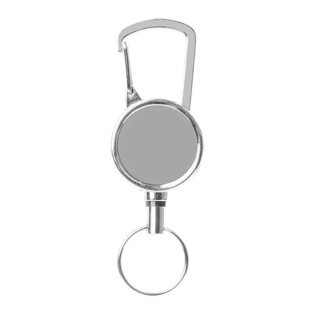 INF Infällbar nyckelring 2 st - Nyckelhållare i aluminiumlegering för utomhusbruk