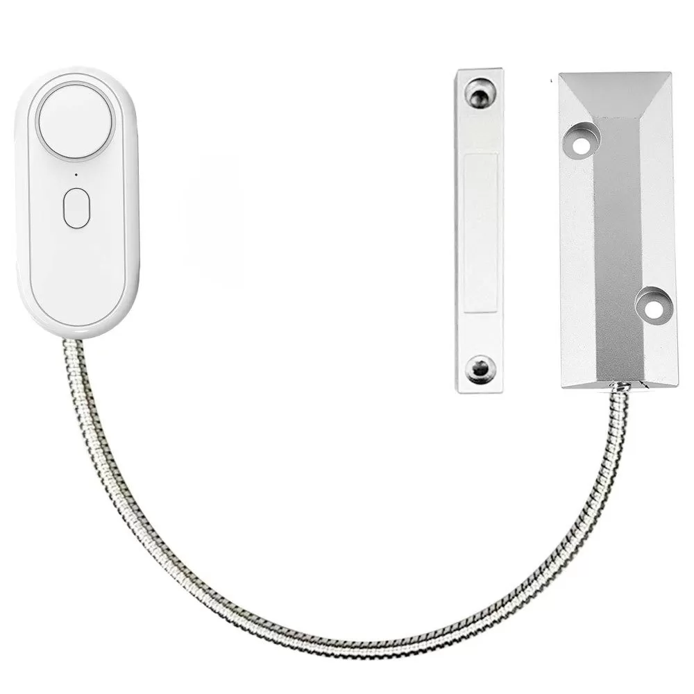 INF Batteridriven Rulljalusi Dörrlarm - Trådlös Magnetisk Sensor för Garagesäkerhet