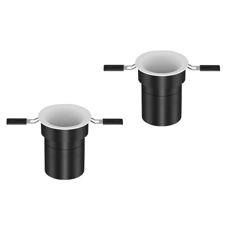 INF 2-pack LED Infälld Downlight Arc Yta Ramlös 12W Spotlight - 4000K, 75mm Utskärning