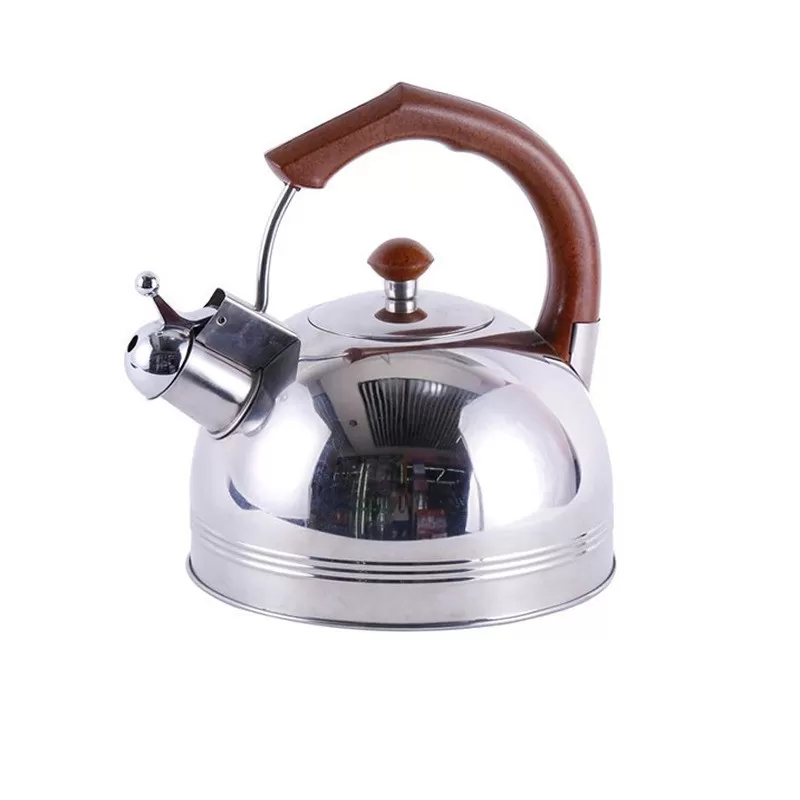 INF Rostfri Vattenkokare med Visselpipa - 3L Spishällskokare för Hemmabruk