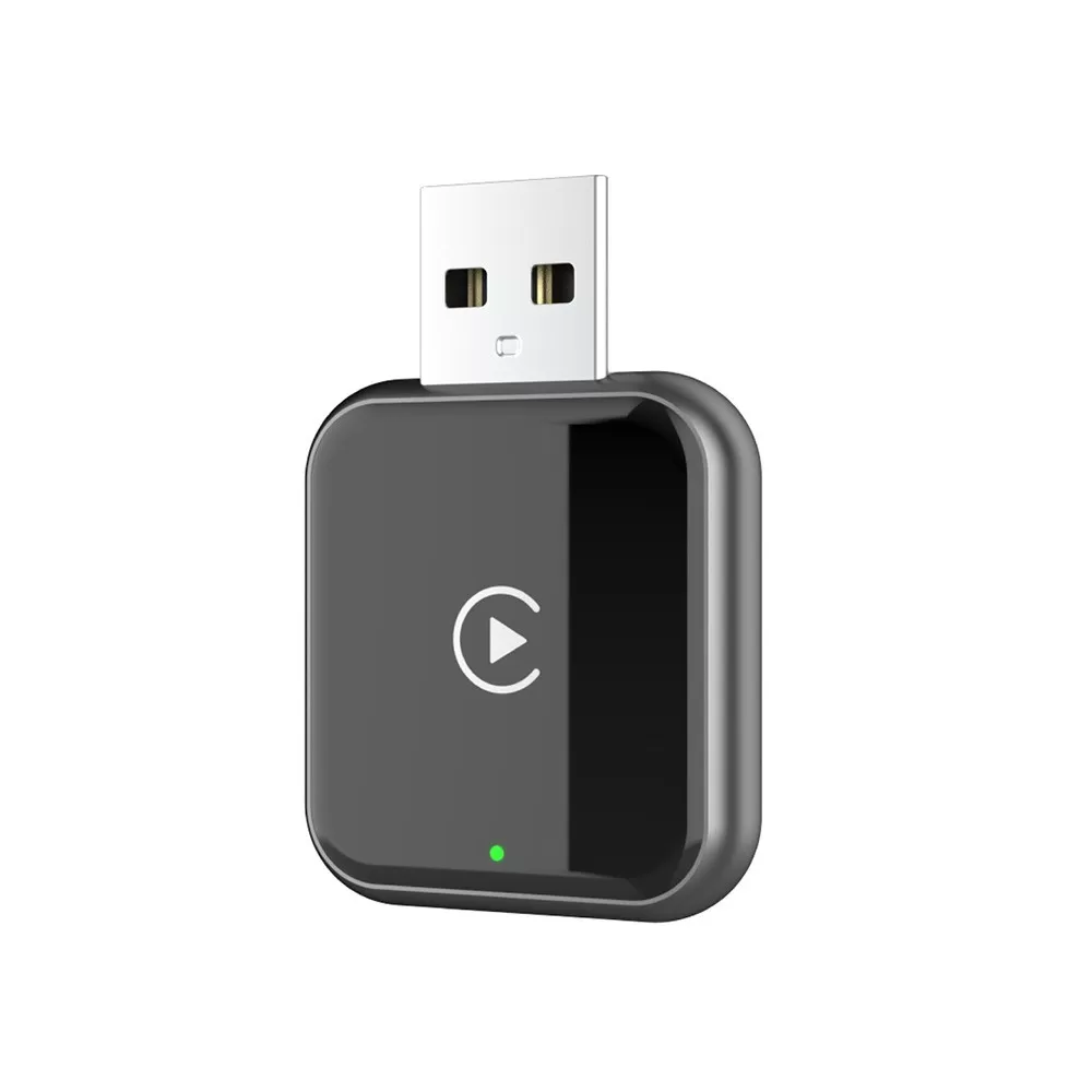 INF Trådlös CarPlay-adapter: Kabelansluten till trådlös CarPlay-omvandlare med Bluetooth 5.0 & 5.8 GHz WiFi