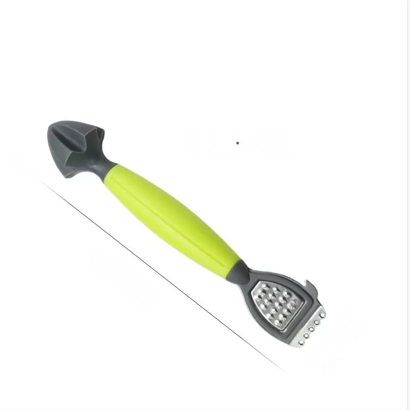 INF Multifunktionell Citronzestare och Juicepress - 2-i-1 Rostfritt Stål Citrusverktyg