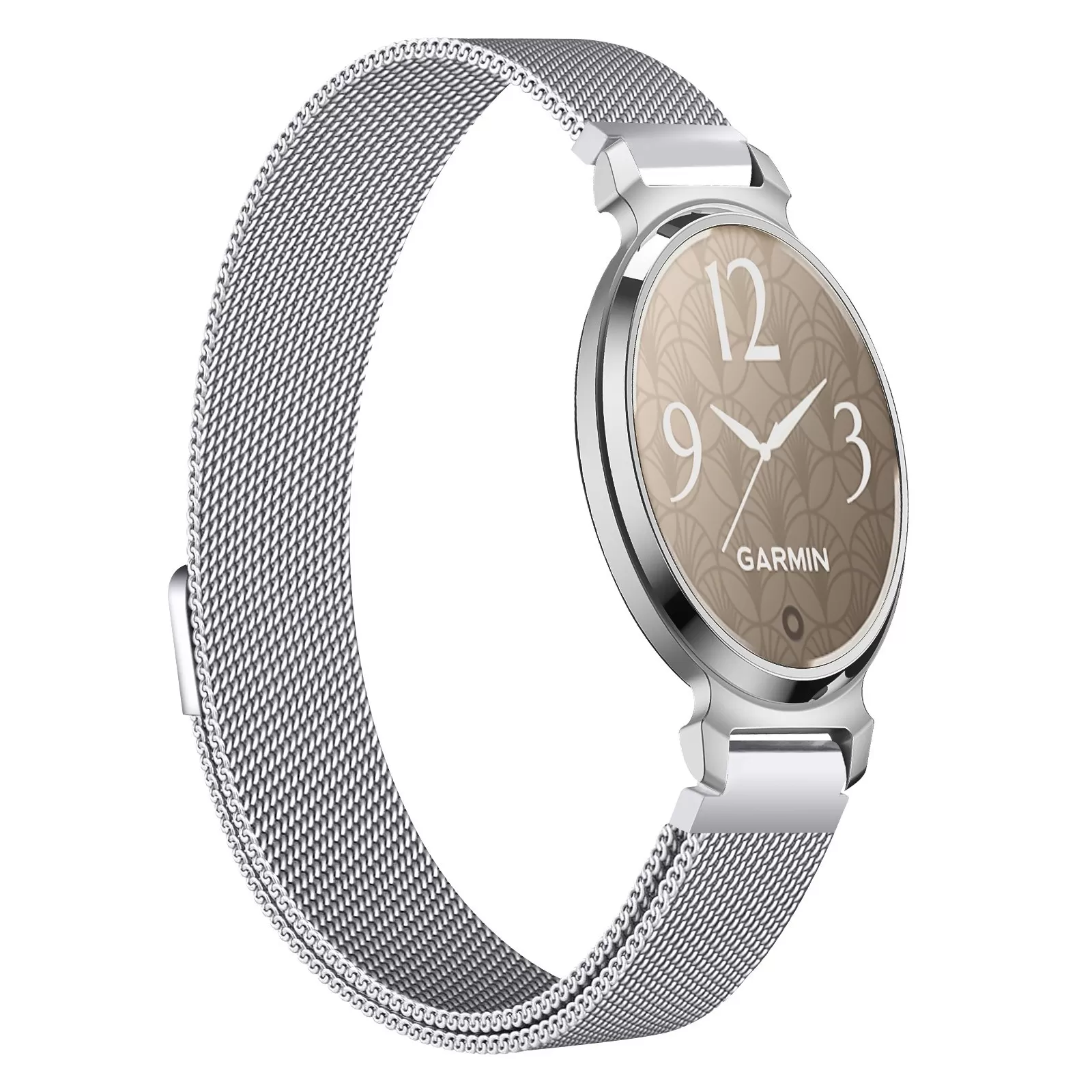 INF Milanesiskt armband i rostfritt stål kompatibelt med Garmin Lily 2 - Flera färger Silver