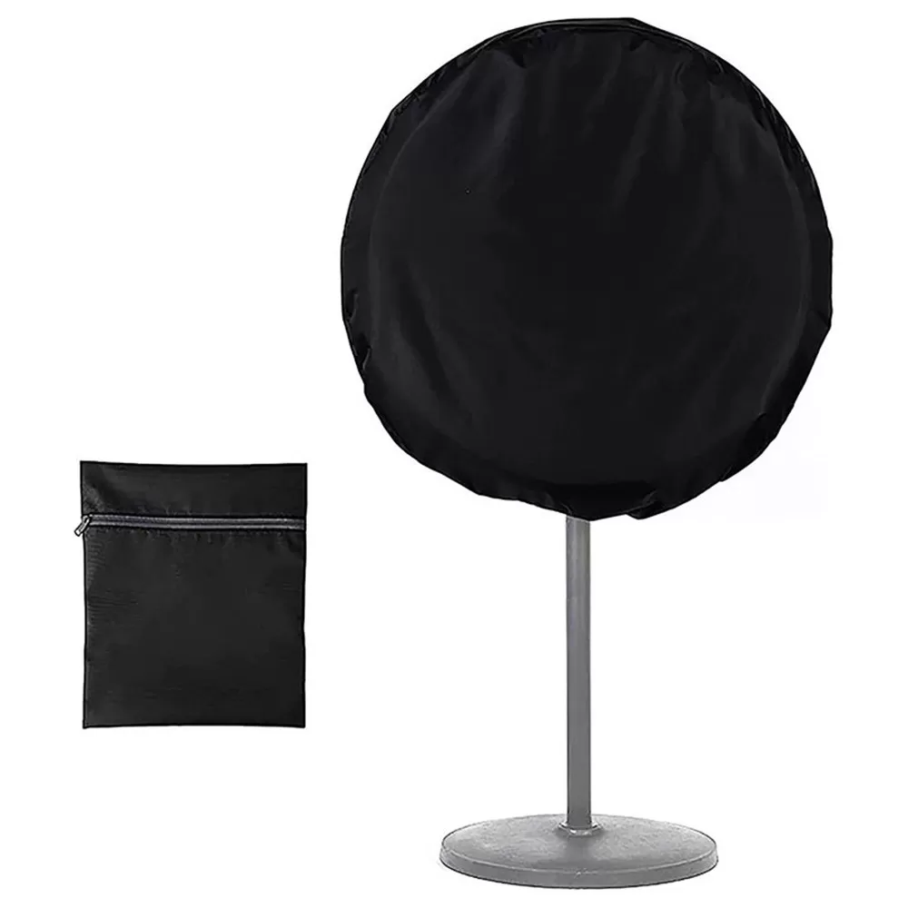 INF Svart 65cm Fläktskydd - Vattentätt & Dammtätt Skydd för Golvfläkt