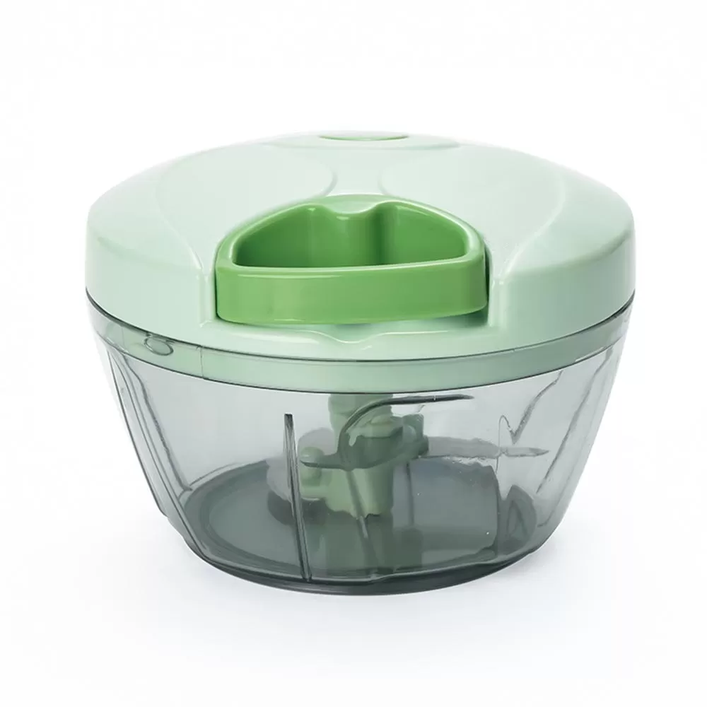 INF 400ml Manuell Mathackare - Handdriven Grönsakshackare med Rostfria Blad