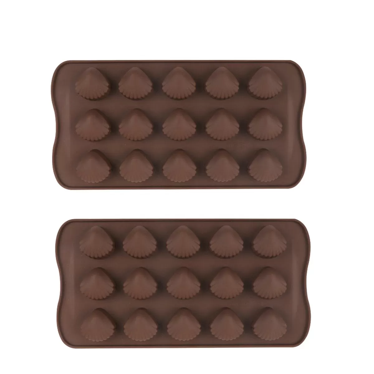 INF 2-delars silikonformset i snäckskalsform - Choklad, gelé, godis och isbitsbricka