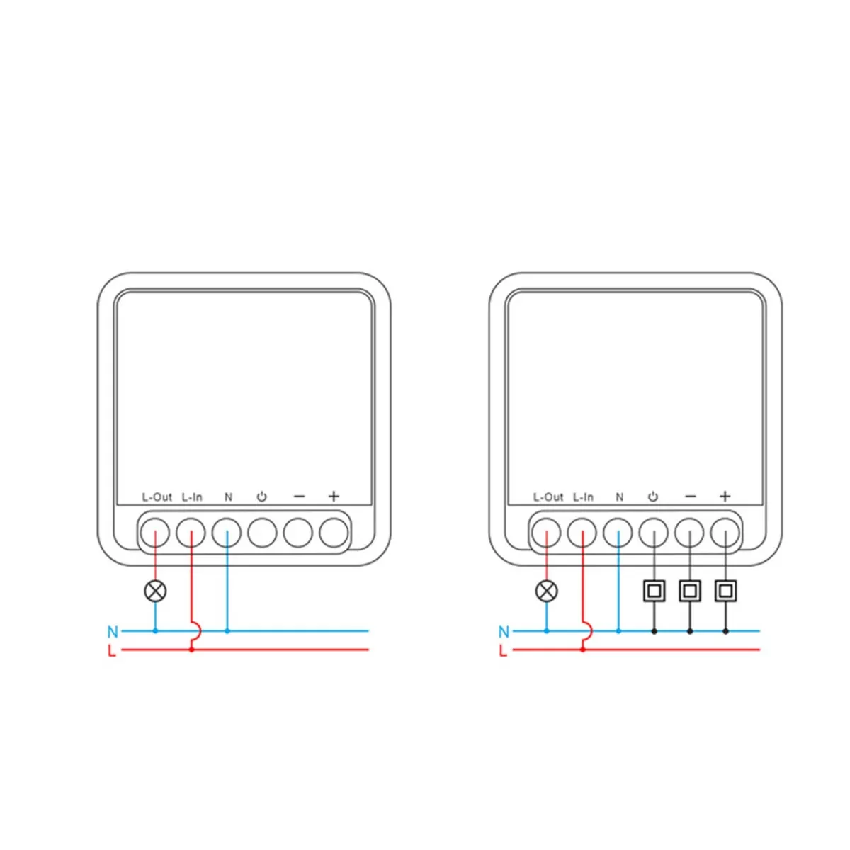 INF Smart WiFi Strömbrytare - Envägs WiFi-brytare (med RF)