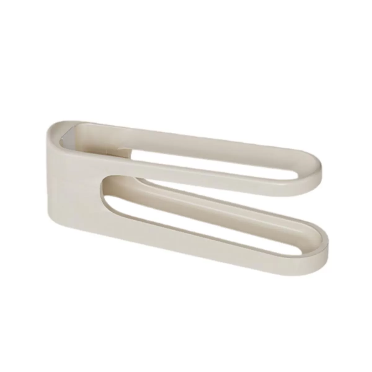 INF Glidande Anti-Kollisions Ägglåda - Utrymmesbesparande Äggorganisatör för Kylskåp Beige