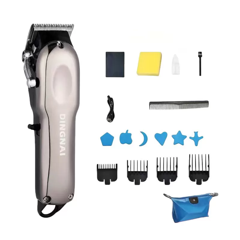 INF Professionell hårklippare med keramisk klinga & stylingkit - LED-display, tyst, uppladdningsbar