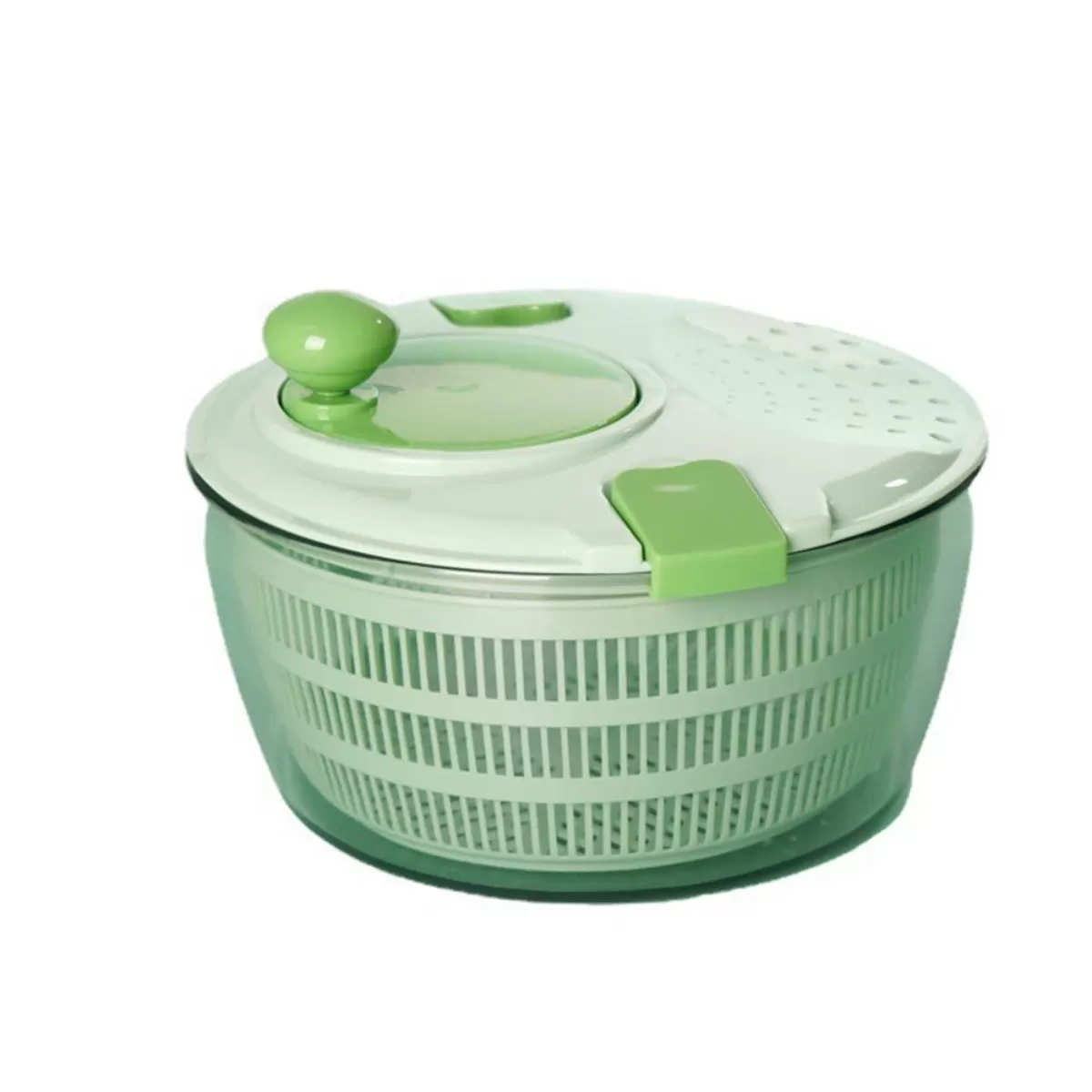 INF 4L Handdriven Frukt- och Grönsaksslunga - Effektiv Salladstvätt och Tork